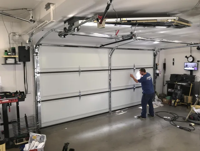 Professional garage door repair service by Lyndhurst Garage Door Repair in Lyndhurst