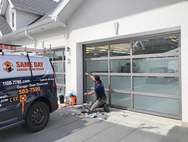 Same-day garage door repair service by Lyndhurst Garage Door Repair in Lyndhurst
